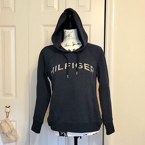 Tommy Hilfiger hoodie, Navy blue, Sz Sm